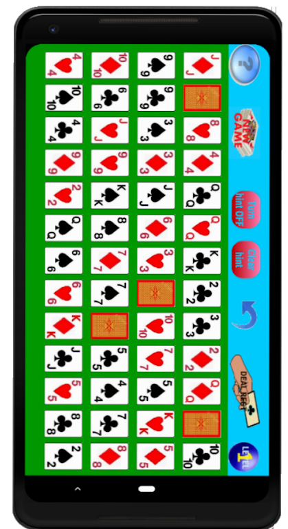 Differerent Solitaire game Ekran Görüntüsü 1