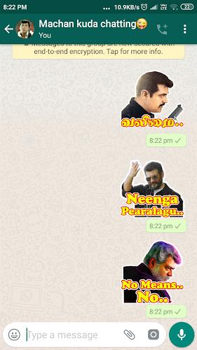 Tamil Stickers: WAStickerApps ဖန်သားပြင်ဓာတ်ပုံ 3