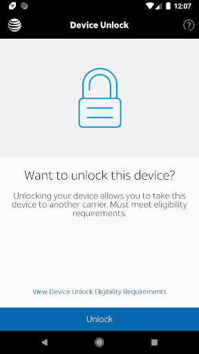 AT&T Device Unlock ภาพหน้าจอ 1