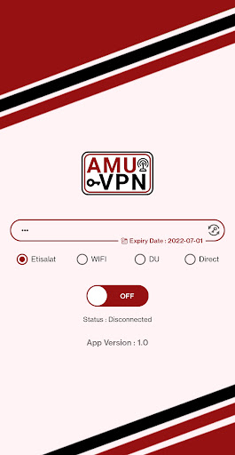 Amu VPN Ekran Görüntüsü 1