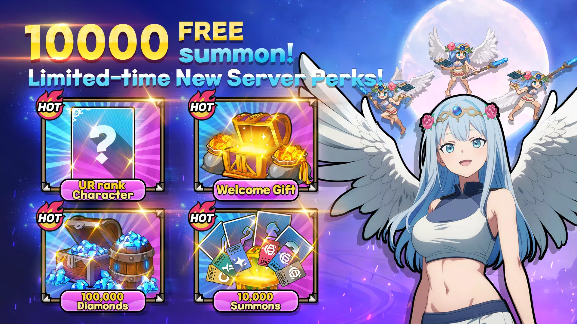 Conquest Girls: AFK Idle RPG应用截图第2张