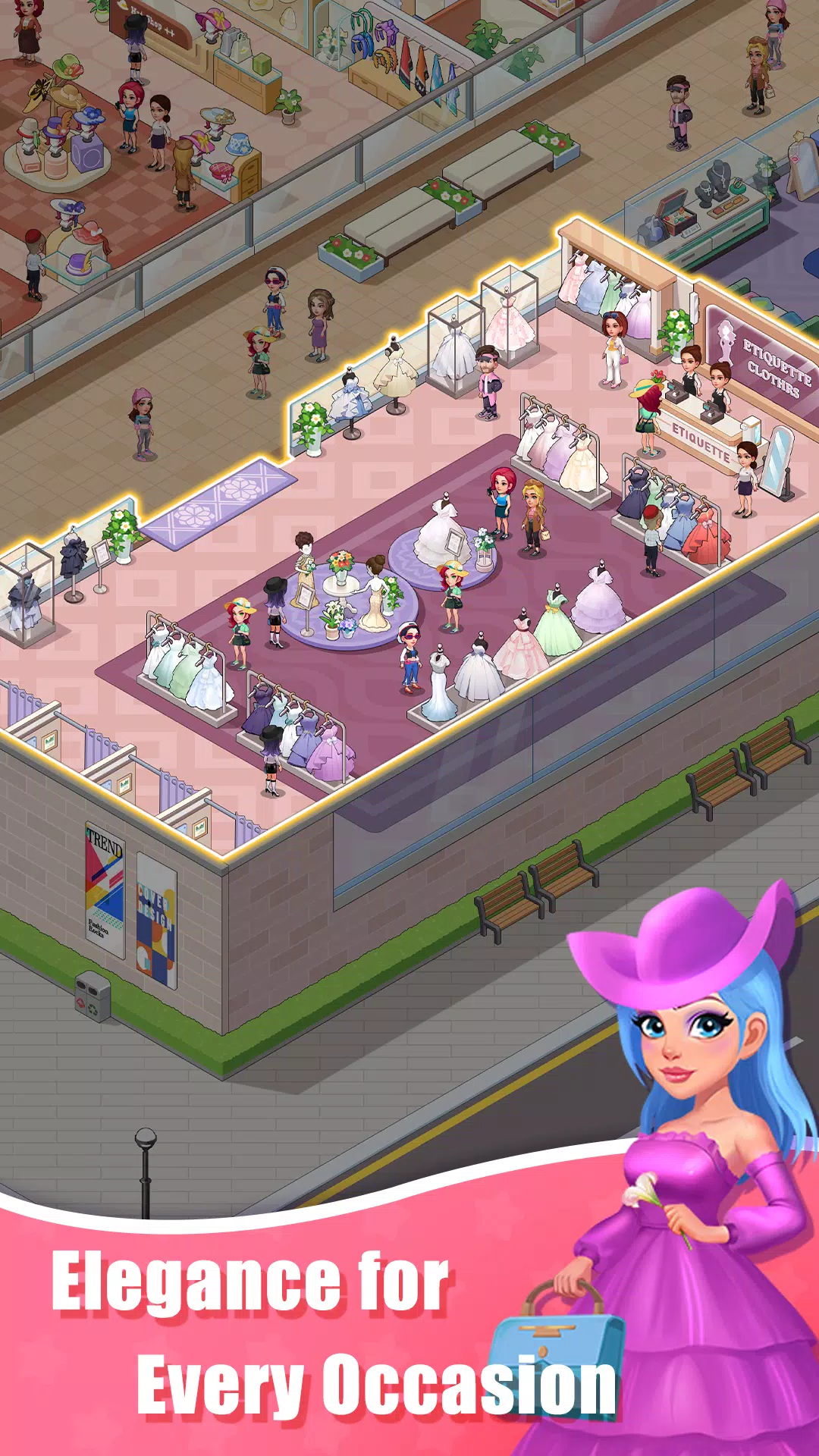 Idle Shopping Mall - Tycoon Captura de pantalla 4