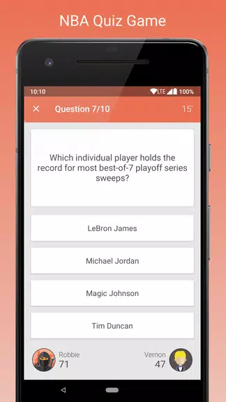 Fan Quiz for NBA Schermafbeelding 1