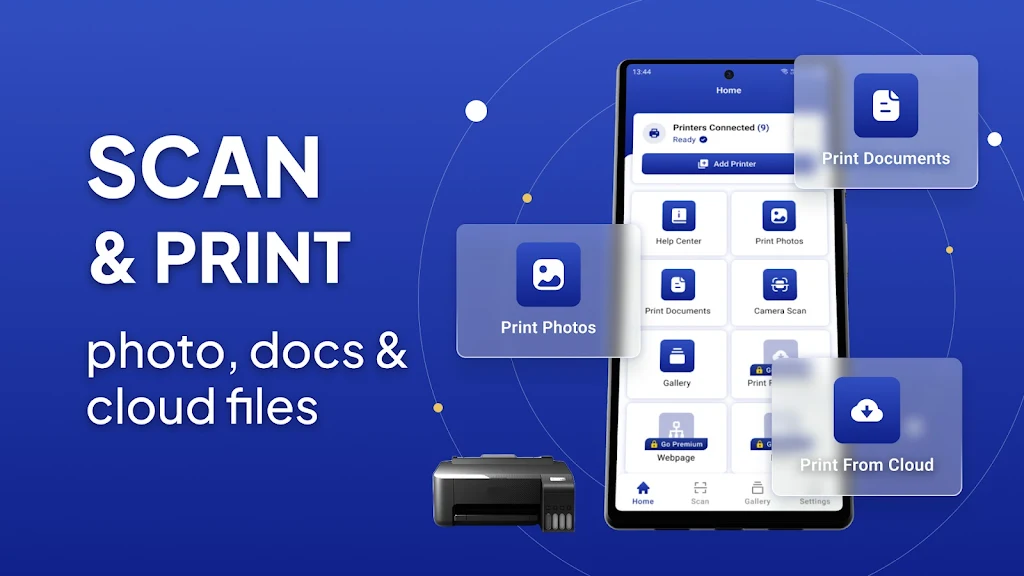 Mobile Printer: Print & Scan Captura de pantalla 2
