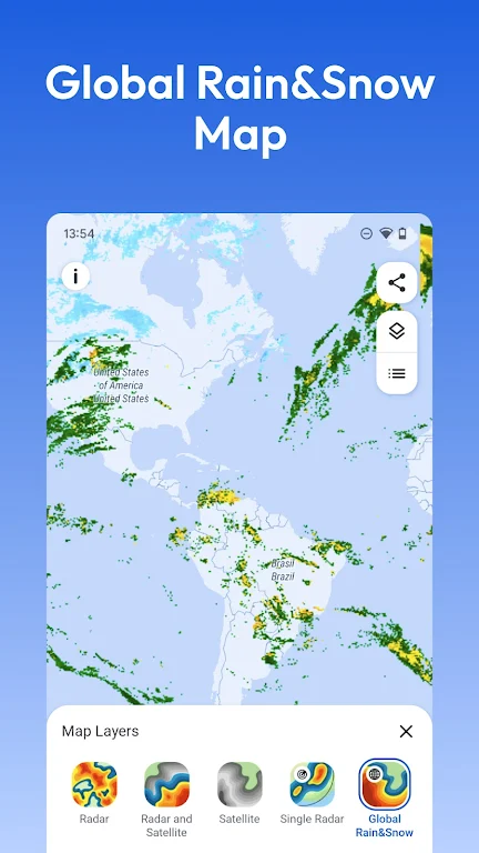 Weather Radar RainViewer应用截图第3张