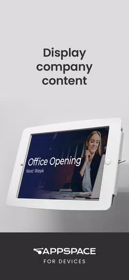 Appspace for Devices Capture d’écran 2