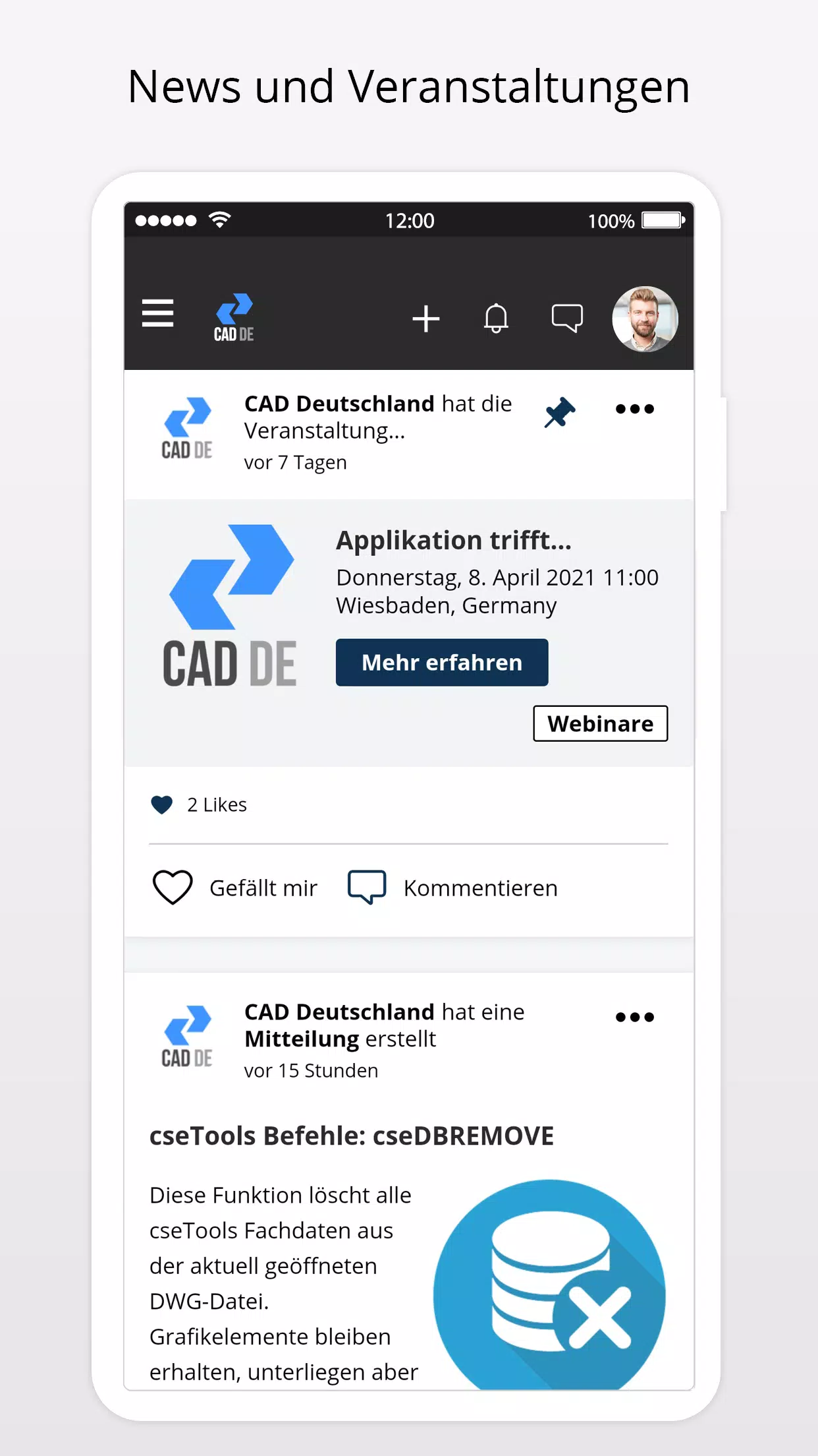 CAD DEUTSCHLAND - BricsCAD Community Zrzut ekranu 1
