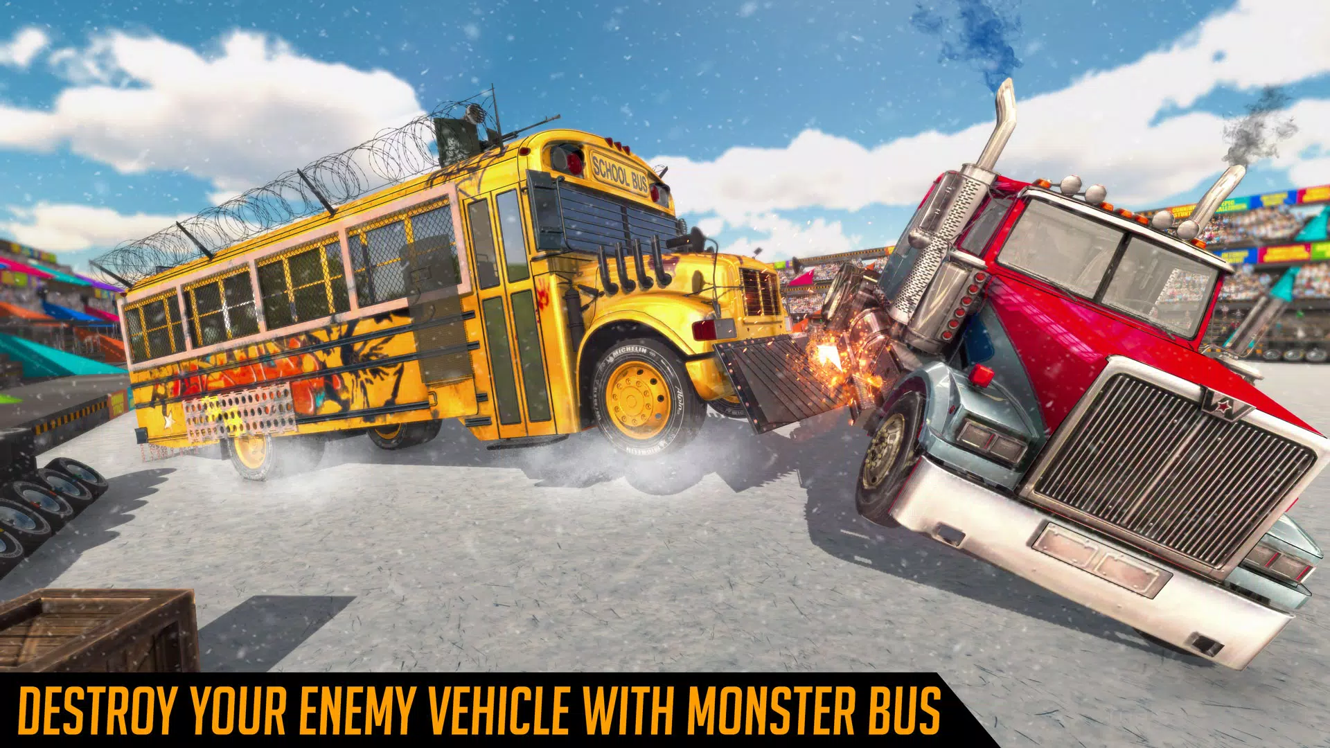 Monster Bus Derby Destruction Capture d’écran 4