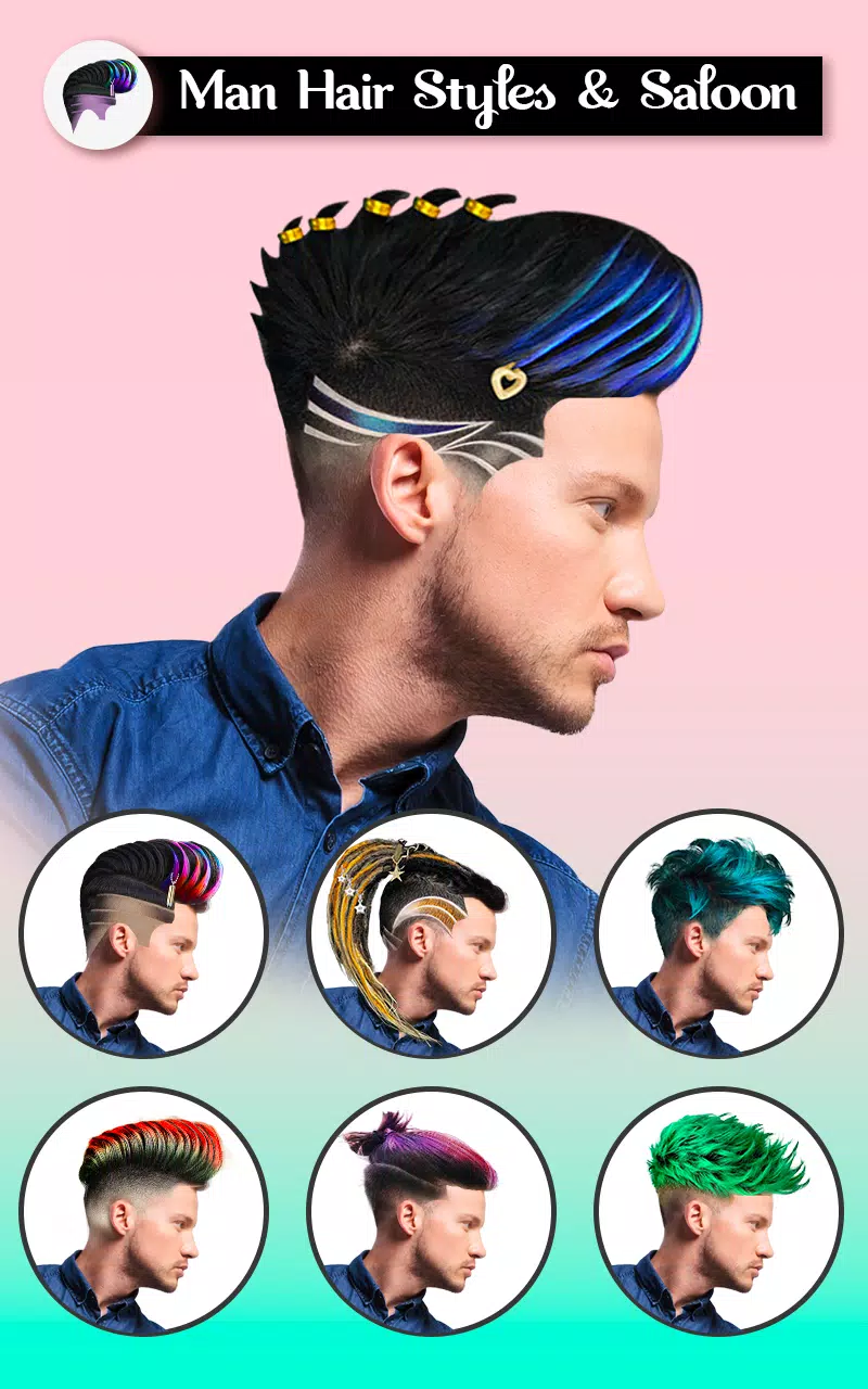 Macho - Man makeover app & Pho Captura de tela 1