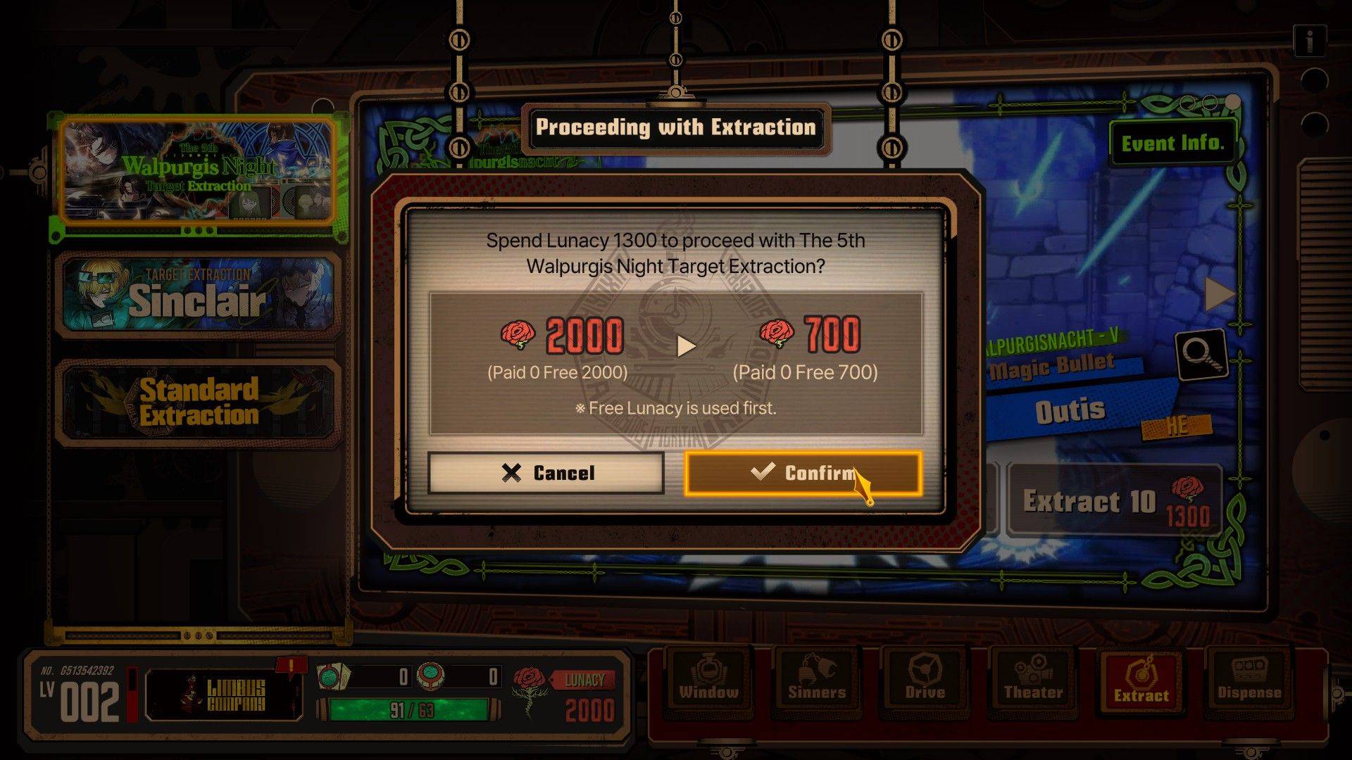 Image: Limbus Company Lunacy Farming