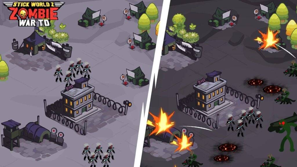 “ Stick World Z：Zombie War TD作为新的Android Tower防御游戏推出”