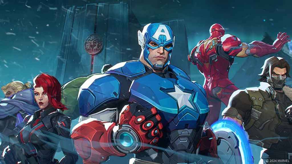 Os Vingadores do Marvel Rivals como parte de um artigo sobre Bussing.