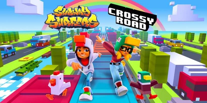 Subway Surfers en Crossy Road werken samen voor het epische crossover -evenement