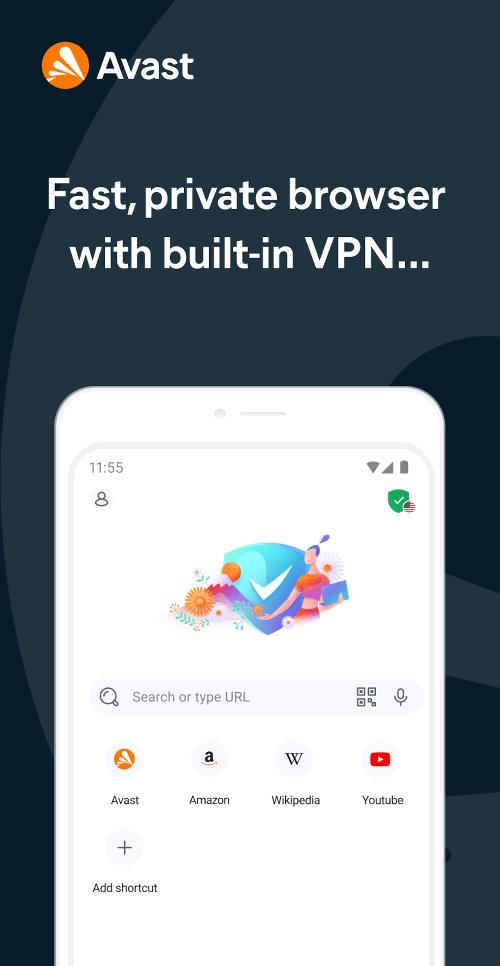 Avast Secure Browser Tangkapan skrin 1