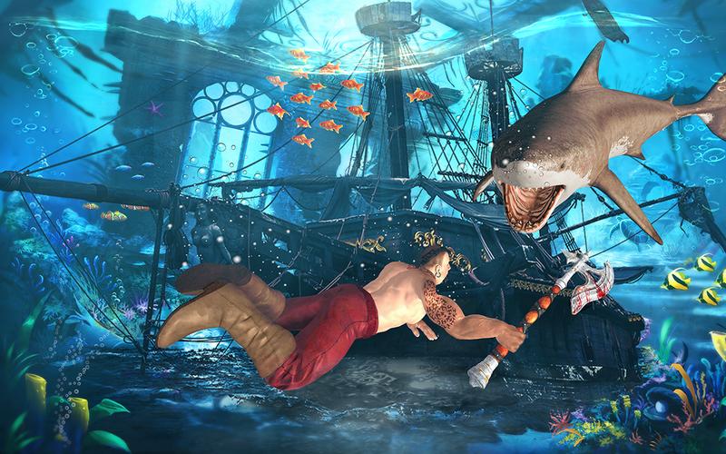 Megalodon shark fish eater Ekran Görüntüsü 3