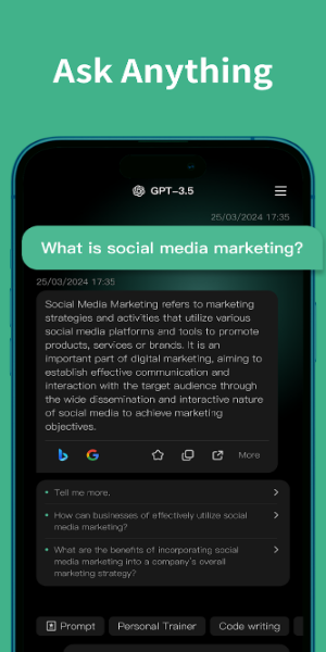 ChatArt: Chatbot & AI Writer Captura de tela 1
