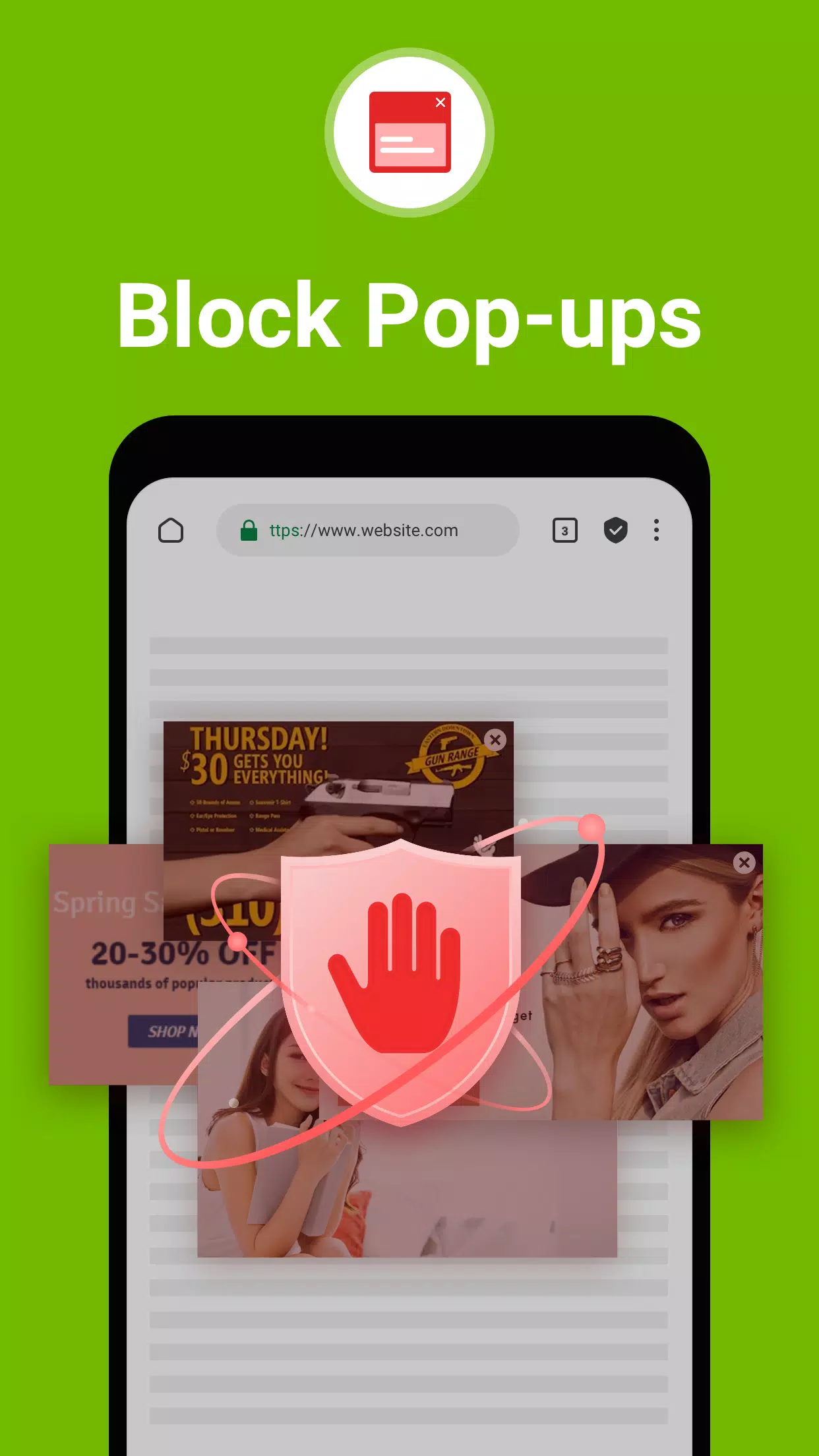 FAB Adblocker Browser: Adblock Screenshot 2
