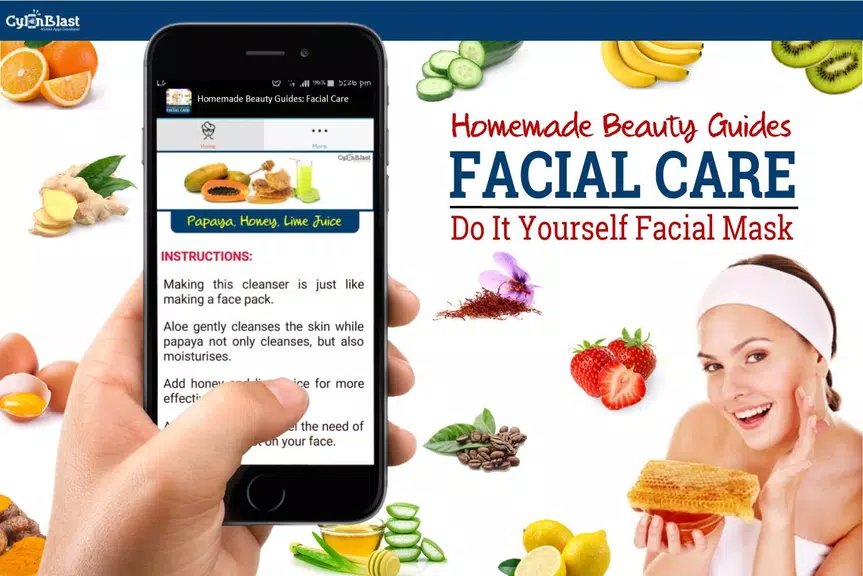 Homemade Beauty: Facial Care Capture d’écran 3