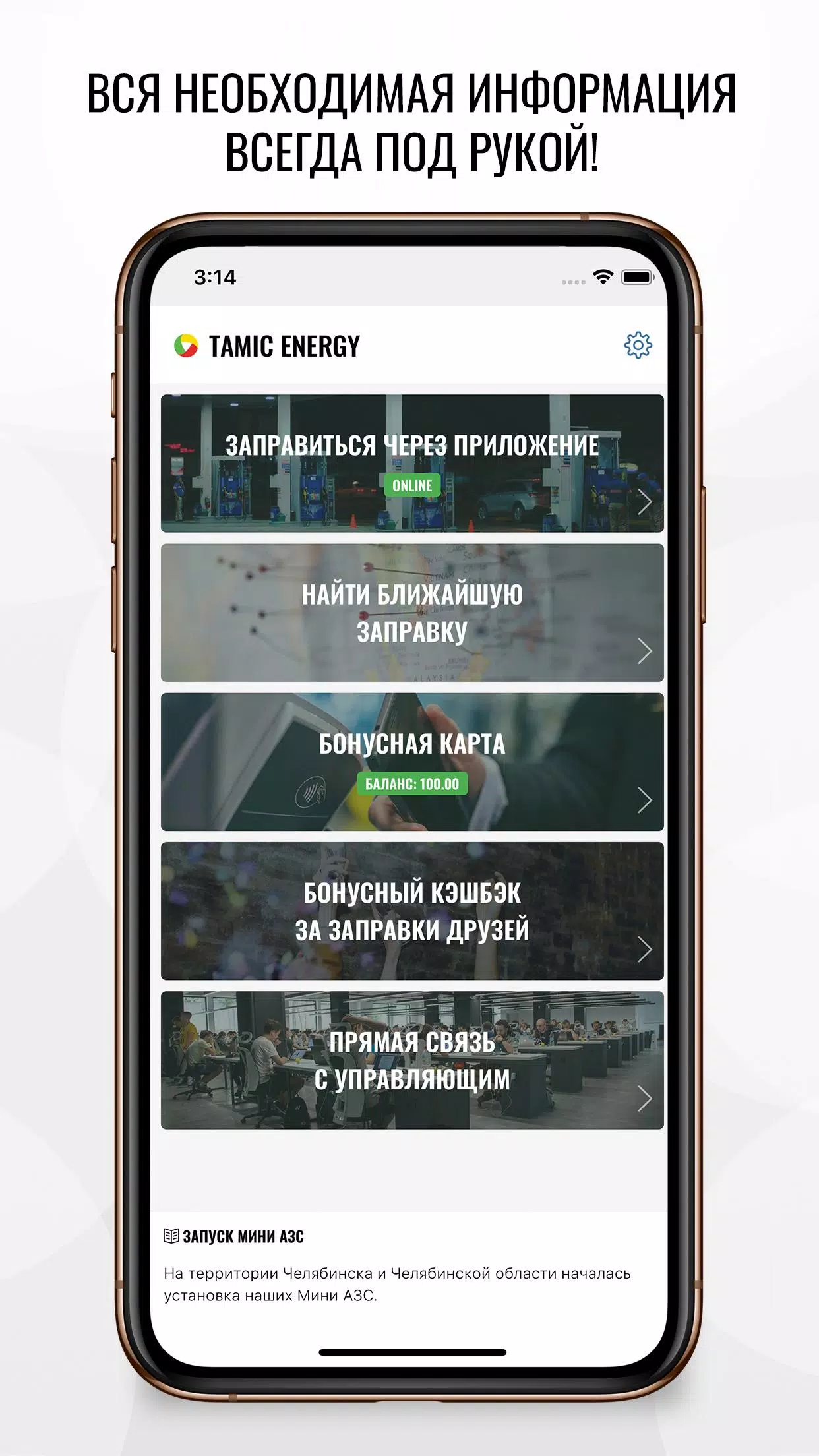 Tamic Energy Скриншот 1