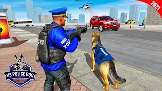 US Police Dog Crime Chase Game 스크린샷 3