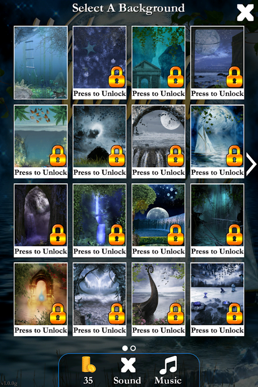 Pyramid Solitaire Water World Captura de pantalla 2