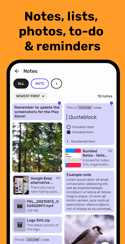 Bundled Notes - Lists, To-do Schermafbeelding 3