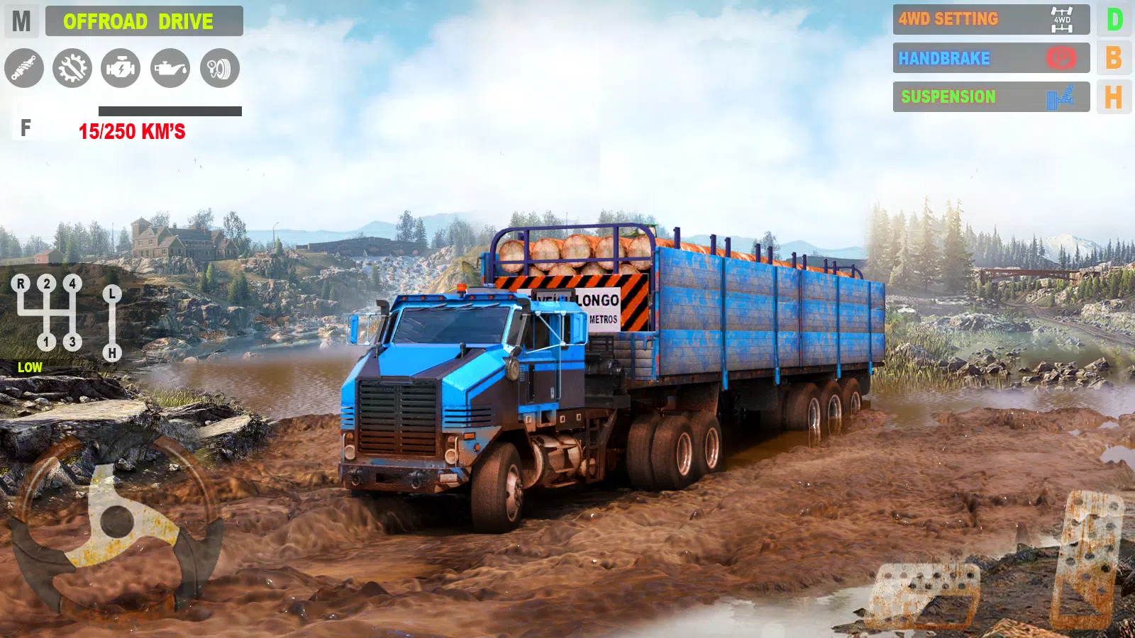 Offroad Mudrunner Games 3D Captura de tela 2