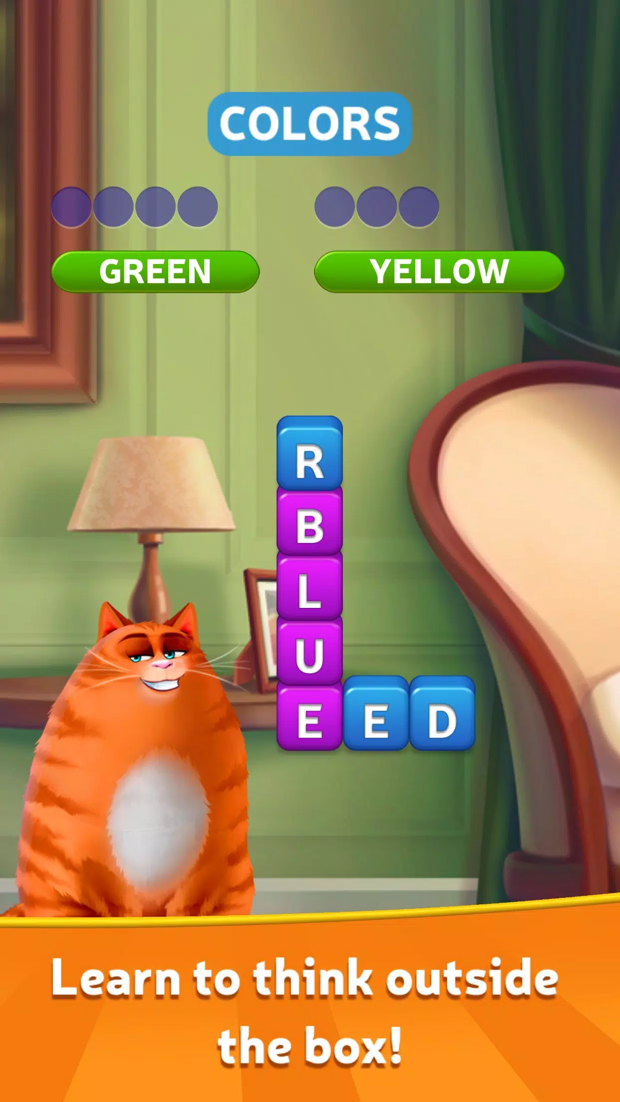 Kitty Scramble: Word Game Screenshot 1