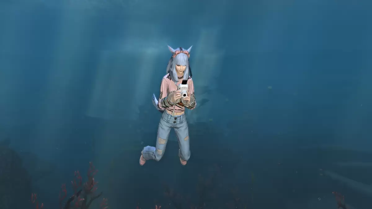 ffxiv中的图片在水下 - 逃脱师的屏幕截图