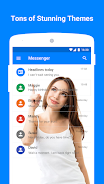Messenger - Texting App ဖန်သားပြင်ဓာတ်ပုံ 3