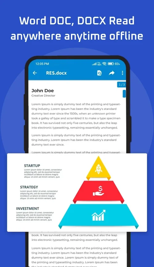 Document Reader: PDF, DOC, PPT應用截圖第3張