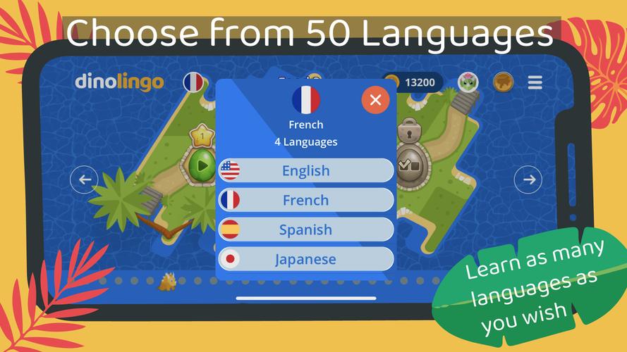 Dinolingo Kids Learn Languages Tangkapan skrin 3