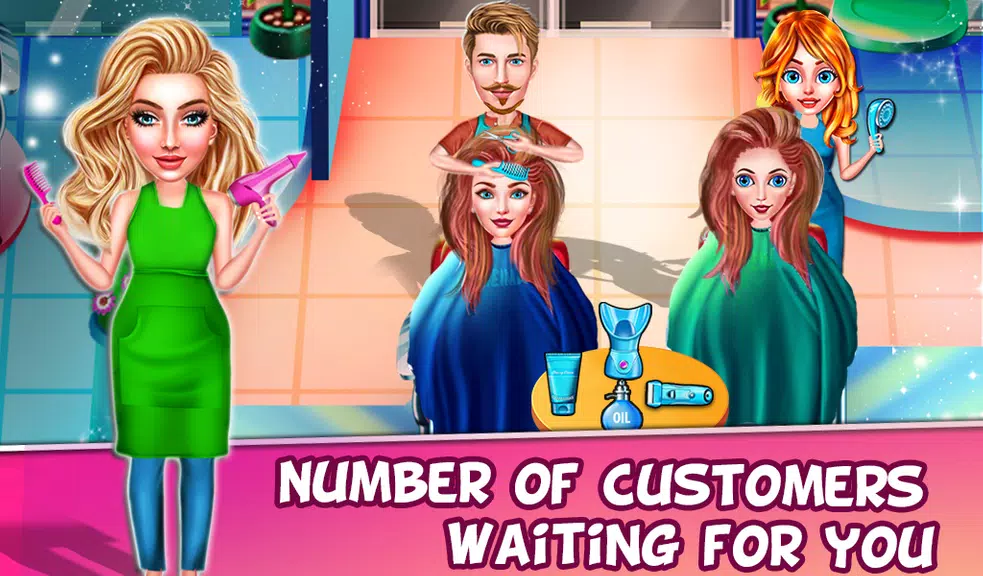 Barber Shop - Simulator Games Capture d’écran 1