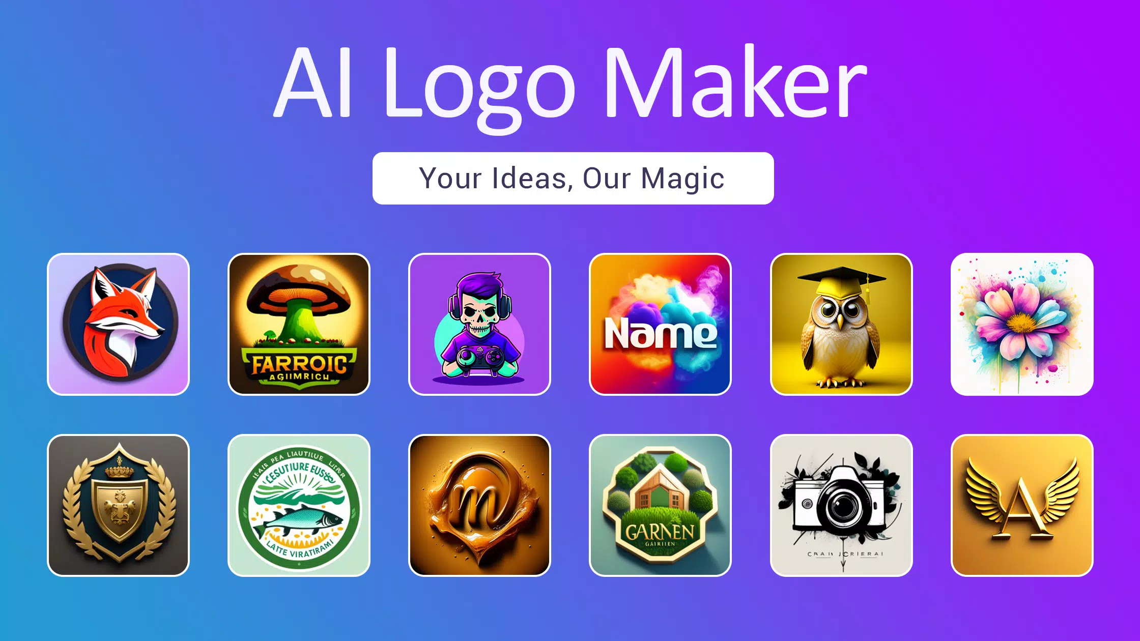 Logo maker AI Logo generator Capture d’écran 1
