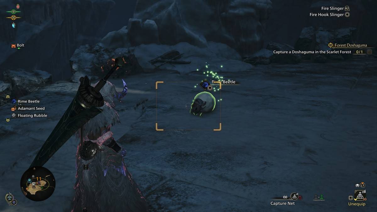 如何捕获Monster Hunter Wilds中的Rime甲虫