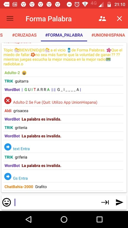 Chateagratis Tangkapan skrin 2