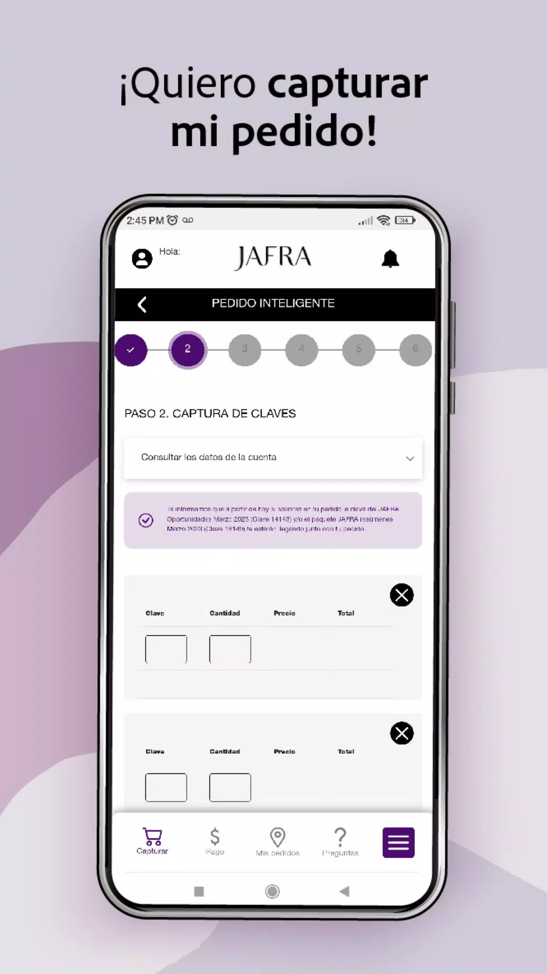 Consultor JAFRA Capture d’écran 3