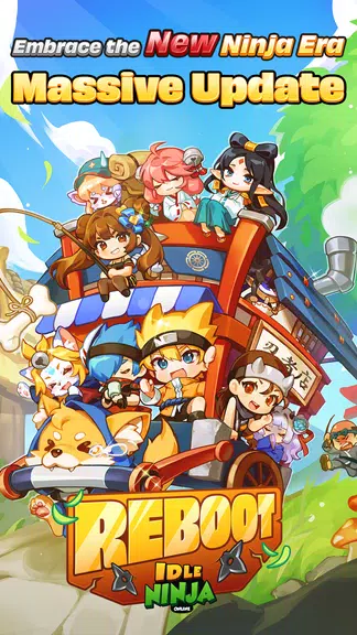 Idle Ninja Online: AFK MMORPG Capture d’écran 1