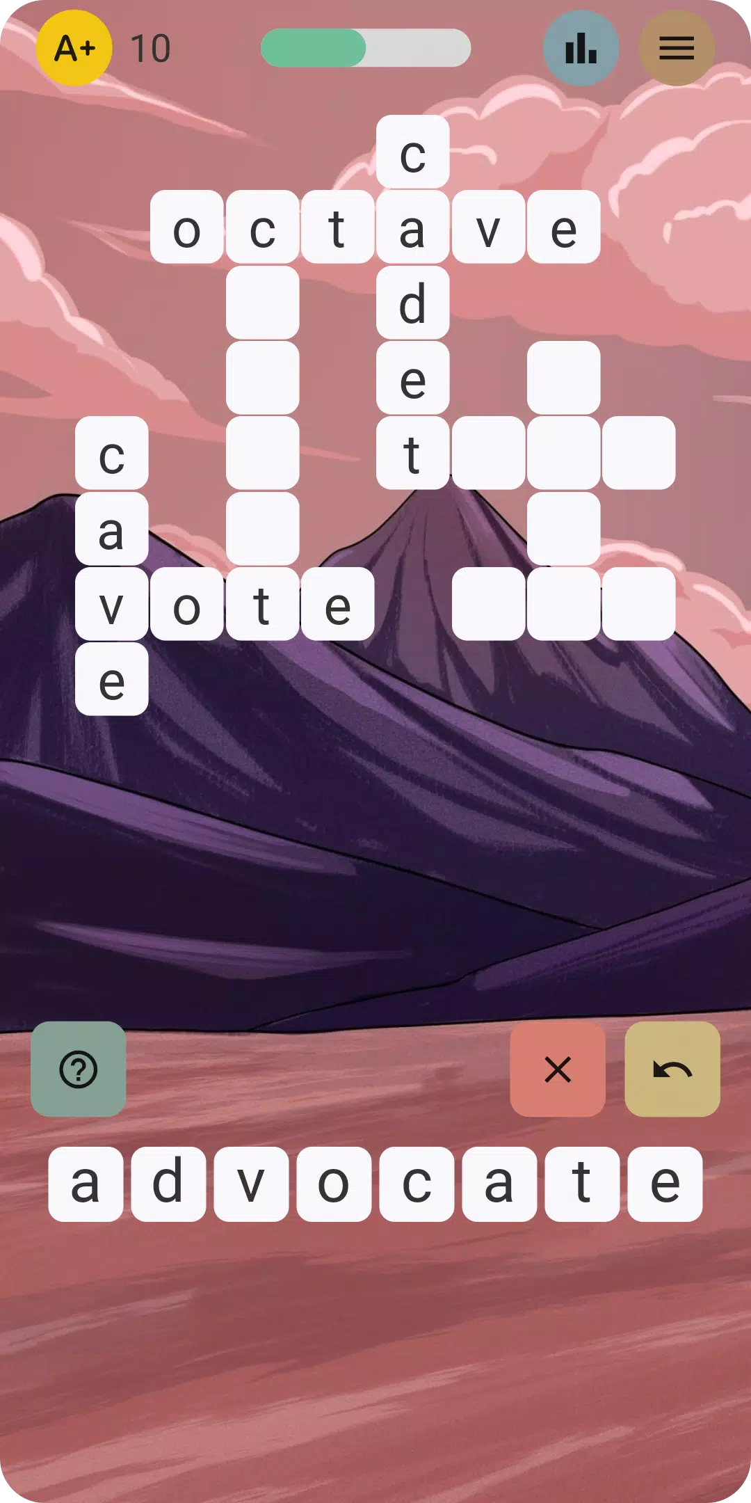 Words from word and contrary Screenshot 1