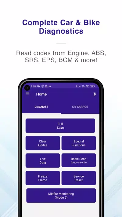 OBD Scanner ELM327: GaragePro Скриншот 1