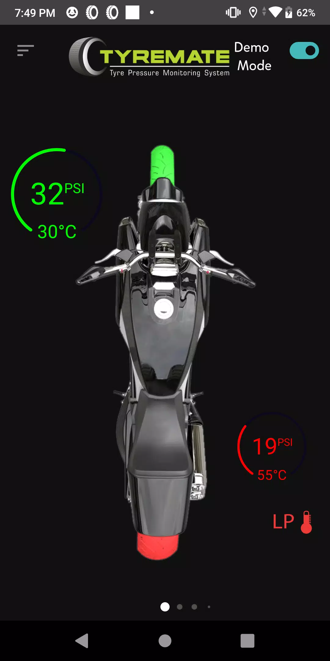 Tyremate TPMS for 2 wheelers 스크린샷 2