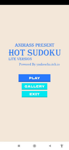 AnimAss - Hot Sudoku Lite 스크린샷 1