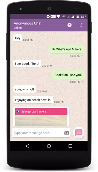 Anonymous Chat & Date for Stranger Скриншот 2