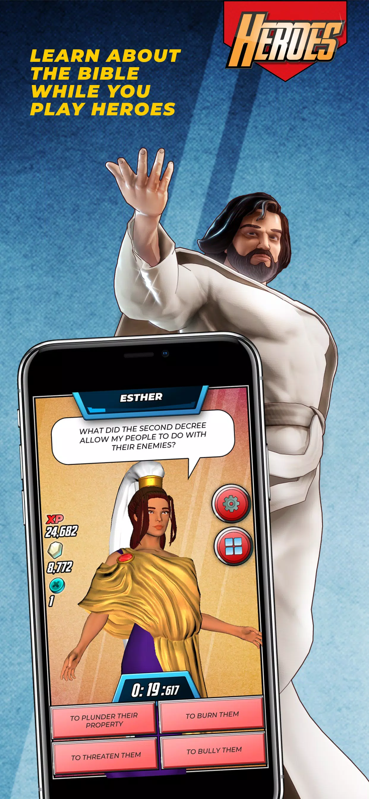 Bible Trivia Game: Heroes應用截圖第2張