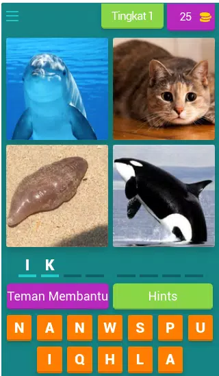 Tebak-tebakan Gambar Hewan Capture d’écran 1