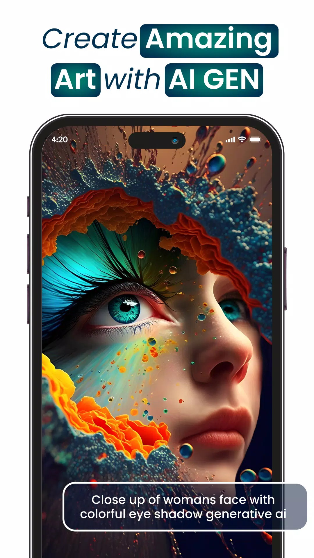 Art & Photo Generator - Ai Gen Captura de pantalla 1