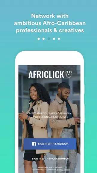 Africlick - African Black Dating & Networking App應用截圖第1張