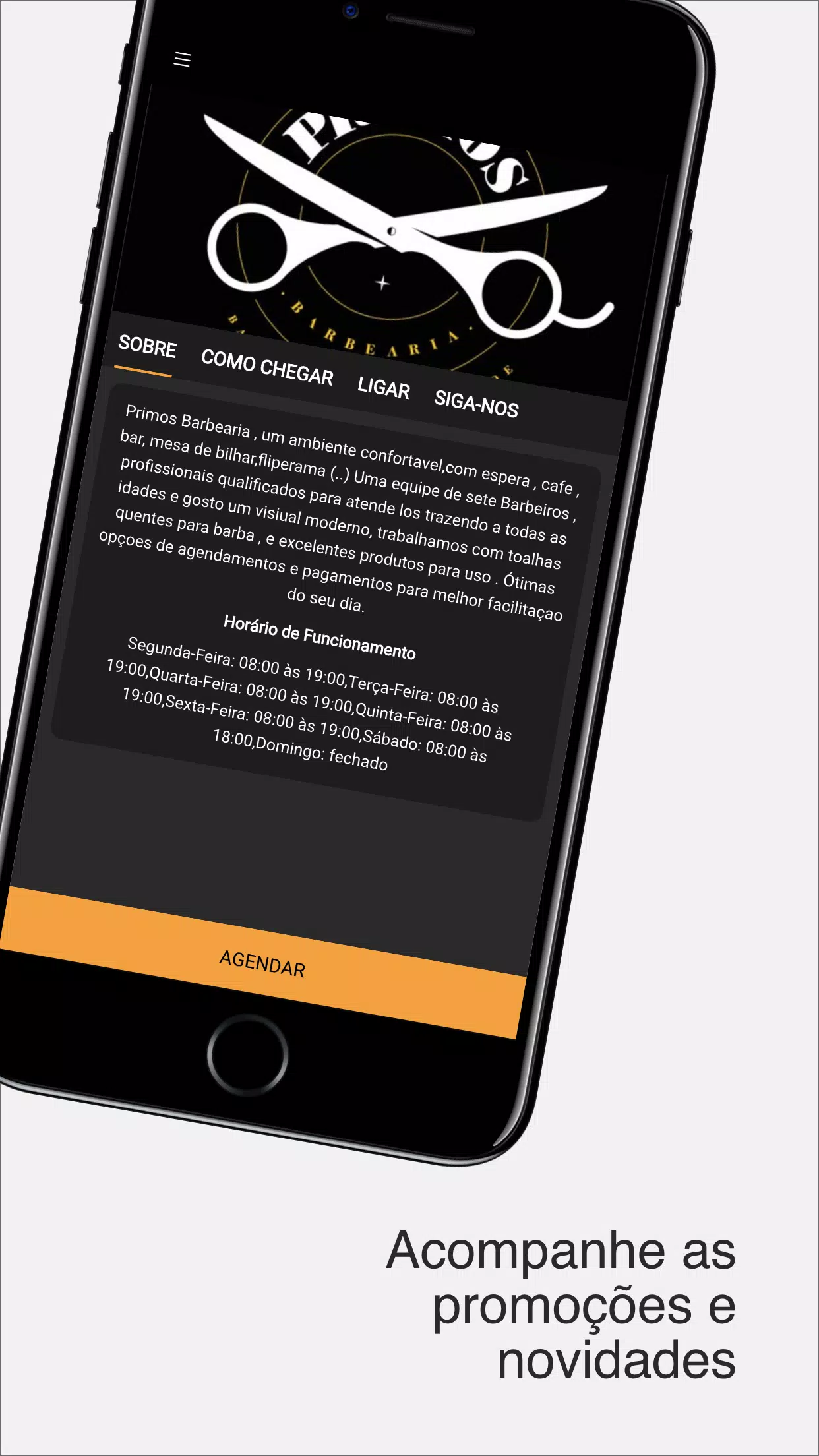 Primos Barbearia Captura de tela 4