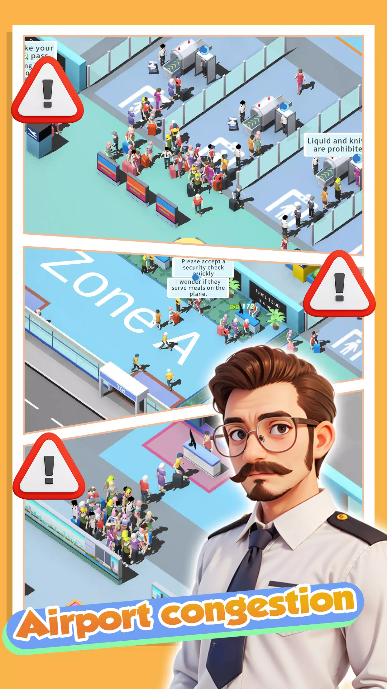 Happy Airport：Simulator 스크린샷 1