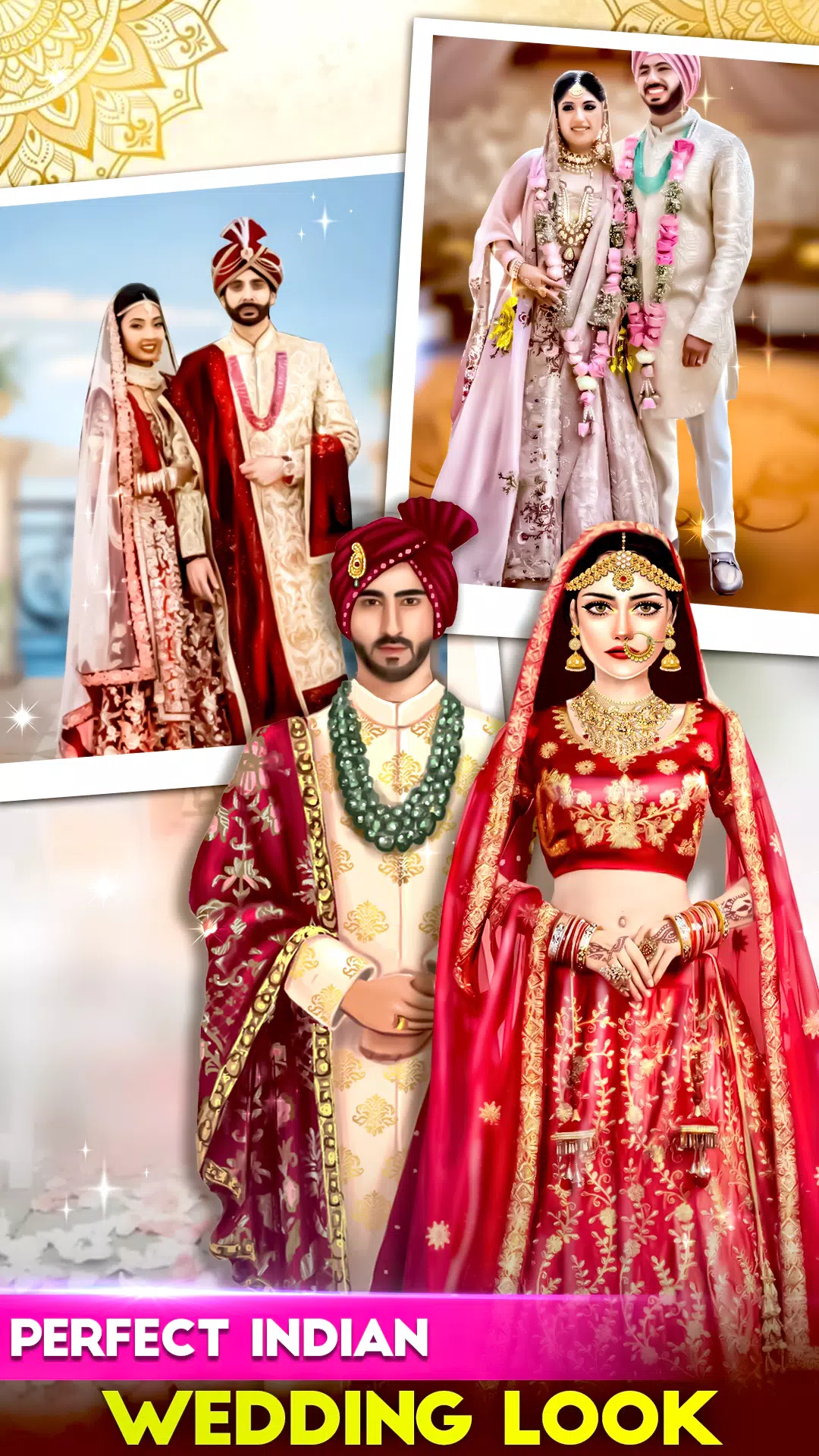 Fashion Makeover Wedding Games Captura de pantalla 1